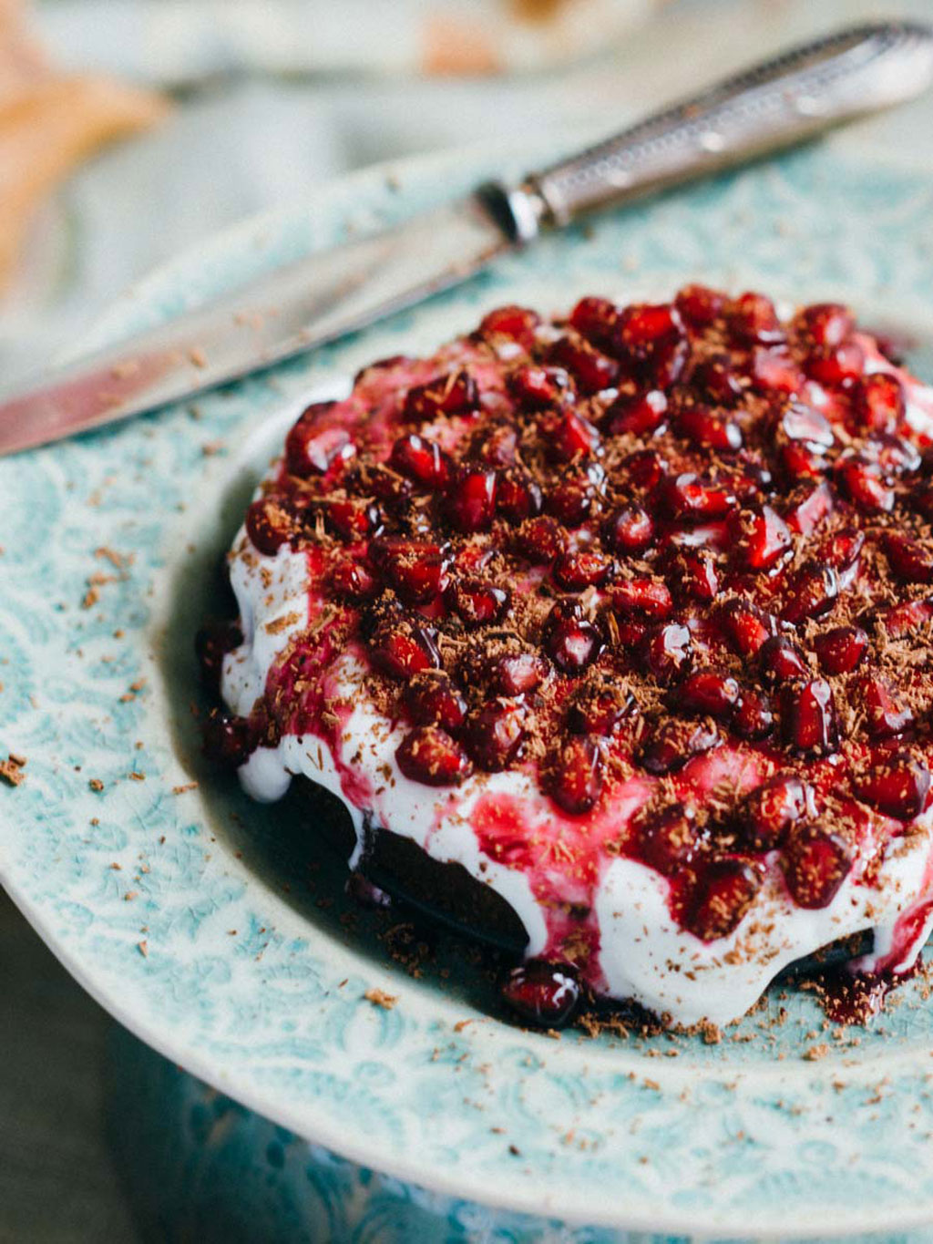 Desserts with Pomegranate